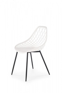 Krzesło K330, białe/czarny