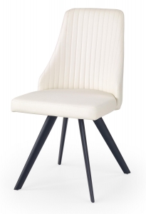 Krzesło K206, białe - czarne