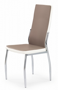 Krzesło K210, cappuccino - biały