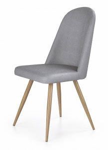 Krzesło K214, popiel - dąb miodowy