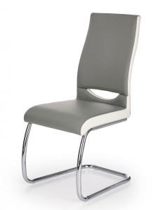 Krzesło K259, popiel - biały