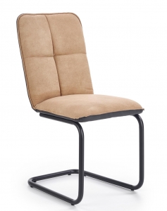 Krzesło K268, jasny brąz - czarny