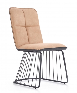 Krzesło K269, jasny brąz - czarny