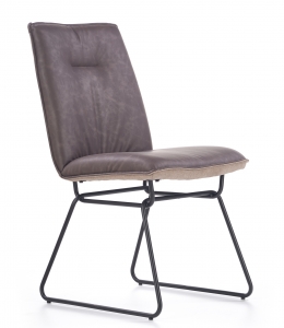 Krzesło K270, ciemny popiel - jasny popiel