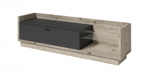 Komoda TV TALINA 40, Oslo pine - Antracyt Laminat / Antracyt laminat