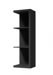 Regał wiszący TALINA 04, Antracyt laminat - Oslo pine / Oslo pine
