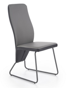 Krzesło K300, czarno-popielate
