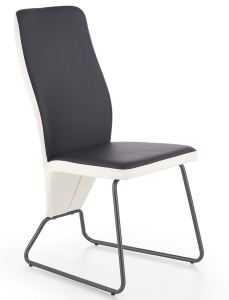 Krzesło K300, biało-czarne