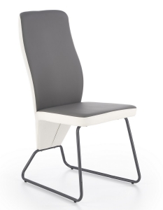 Krzesło K300, biało-popielate