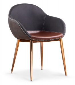 Krzesło K304, ciemny popiel-brązowy