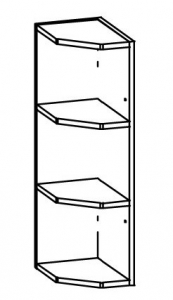Szafka narożna MODENA MD1, rijeka jasna