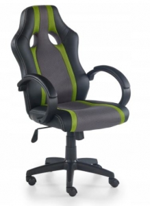 Fotel RADIX, popiel/zielony