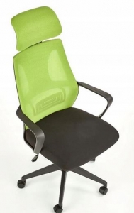 Fotel VALDEZ, zielony/czarny