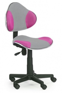 Fotel FLASH 2, szaro / różowy