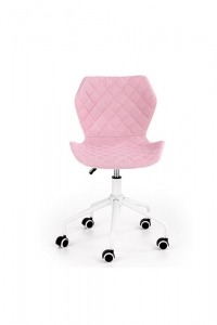 Fotel MATRIX 3, różowy/biały