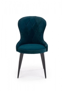 Krzesło K366, ciemny zielony