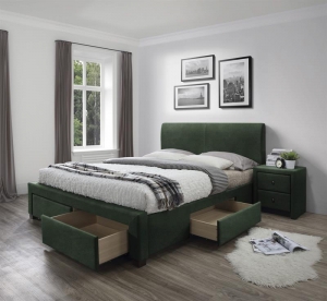 Łóżko MODENA 3 160, zielony