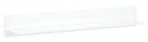 Półka wisząca LINGO 150, biały mat