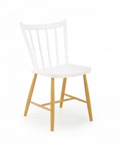 Krzesło K419 biały / naturalny