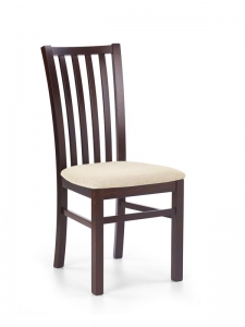 Krzesło GERARD 7 ciemny orzech / TORENT BEIGE