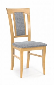 Krzesło KONRAD dąb miodowy / szary INARI91