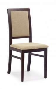 Krzesło SYLWEK 1 ciemny orzech / beż TORENT BEIGE