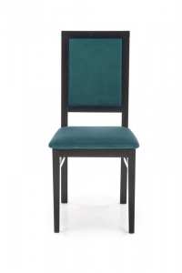 Krzesło SYLWEK 1 czarny / ciemny zielony MONOLITH37