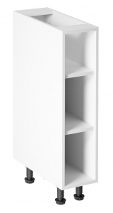 Regał dolny LINEA D20P, biały