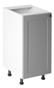 Szafka dolna LINEA D40, szary/biały