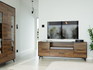 Komoda FRIDA K3S, shirin walnut