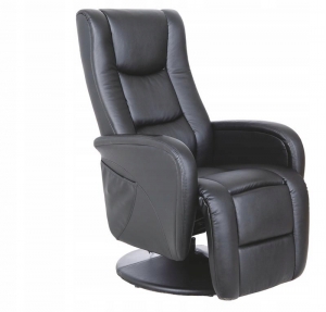 Fotel relax + masaż PULSAR czarny