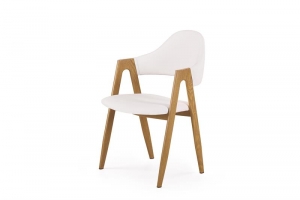 Krzesło K247 dąb miodowy / biały