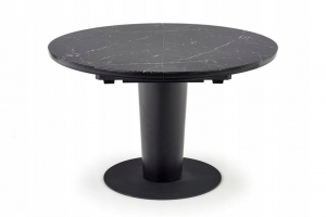 Stół CRISTIANO czarny marmur / czarny