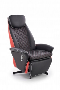 Fotel CAMARO czarno/czerwony