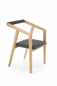 Krzesło AZUL 2, dąb naturalny / popiel