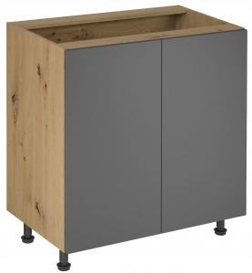 Szafka dolna LANGEN D80, grey,