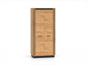 Szafa URSO 03 2D dąb craft / czarny