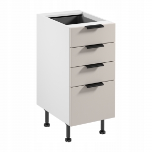 Szafka dolna SORENTO D40S4, beige/biały