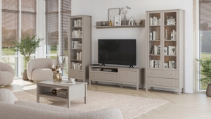 Witryna KLEO 2W2S, taupe